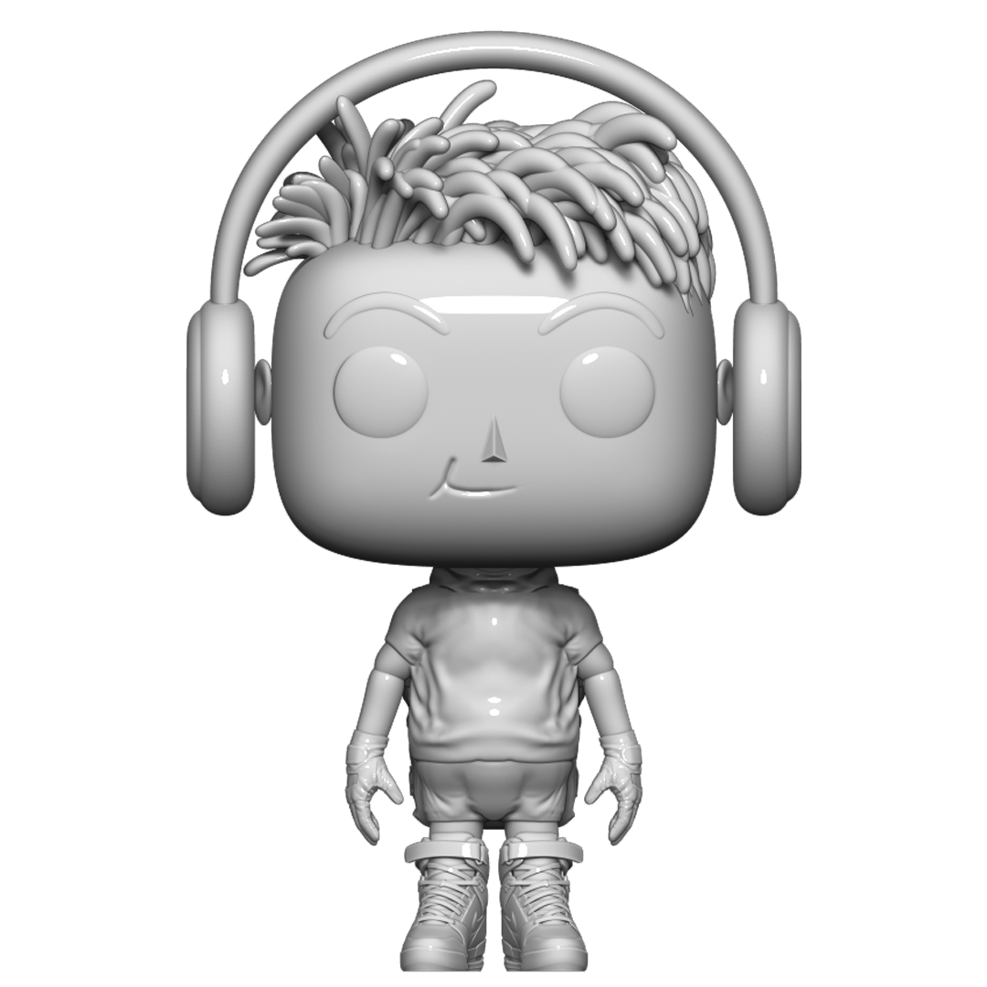  مدل سه بعدی - دکوری - گیم - بازی - فیلم - پرینت سه بعدی FunkoPop 3D Model For 3D Print - Made By Ptm Art Center - Designer : Amir Rezaeyan - instagram : ptm_top - 3D Print Hand Made