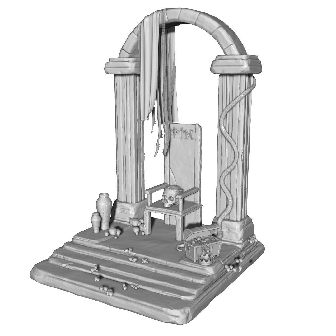 مدل سه بعدی - دکوری - گیم - بازی - فیلم - پرینت سه بعدی Gate Concept 3D Model For 3D Print - Made By Ptm Art Center - Designer : Amir Rezaeyan - instagram : ptm_top - 3D Print Hand Made