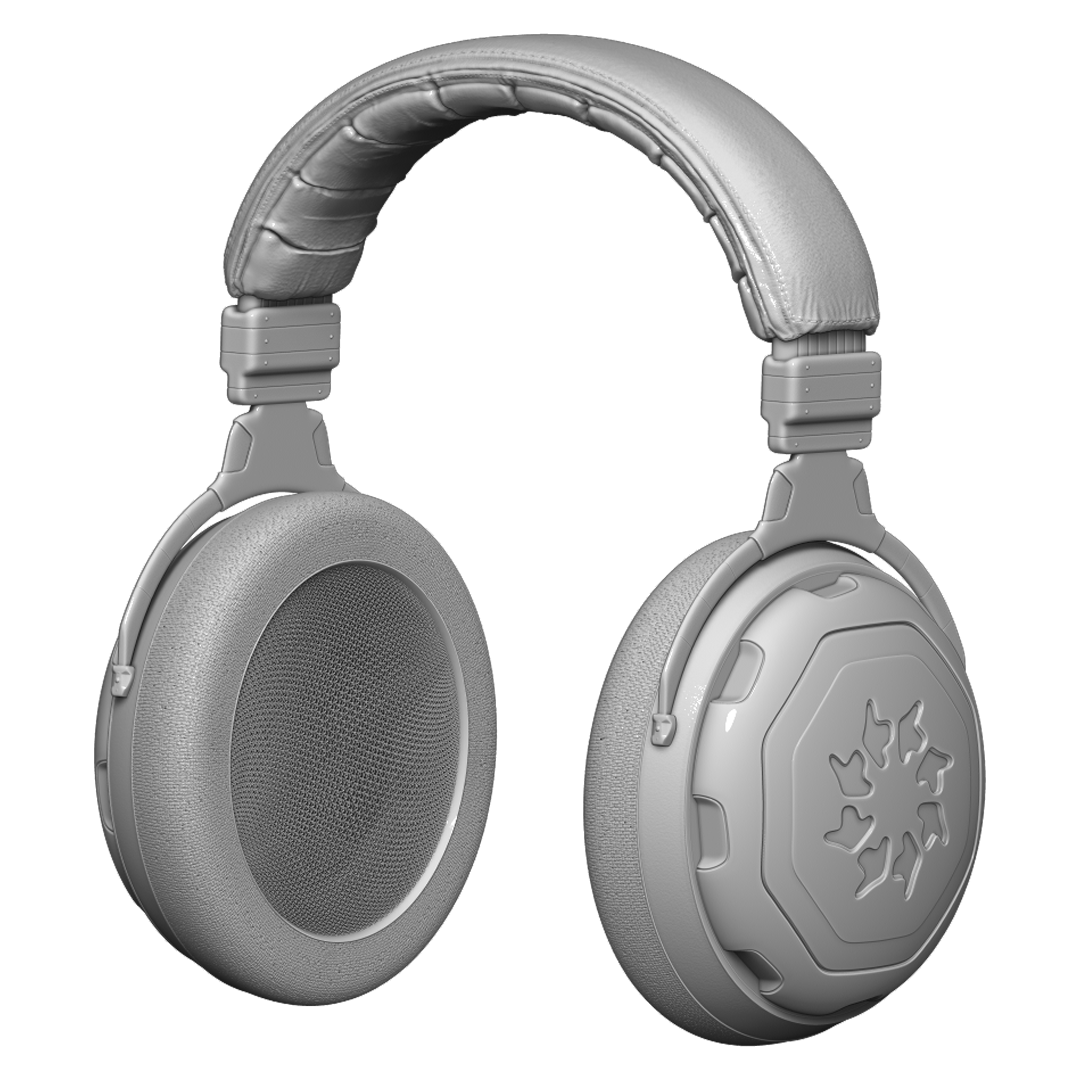 مدل سه بعدی - دکوری - گیم - بازی - فیلم - پرینت سه بعدی Headphone Concept 3D Model For 3D Print - Made By Ptm Art Center - Designer : Amir Rezaeyan - instagram : ptm_top - 3D Print Hand Made