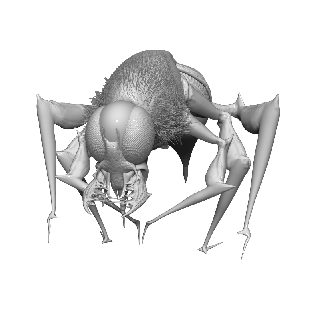 مدل سه بعدی - دکوری - گیم - بازی - فیلم - پرینت سه بعدی Creature Concept 3D Model For 3D Print - Made By Ptm Art Center - Designer : Amir Rezaeyan - instagram : ptm_top - 3D Print Hand Made