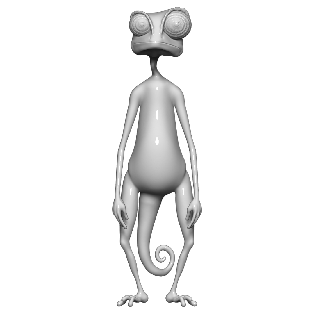 مدل سه بعدی - دکوری - گیم - بازی - فیلم - پرینت سه بعدی Rango 3D Model For 3D Print - Made By Ptm Art Center - Designer : Amir Rezaeyan - instagram : ptm_top - 3D Print Hand Made
