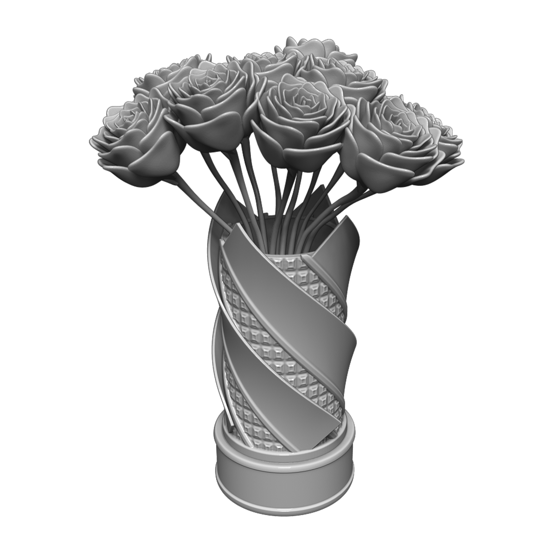 مدل سه بعدی - دکوری - گیم - بازی - فیلم - پرینت سه بعدی Vase Concept 3D Model For 3D Print - Made By Ptm Art Center - Designer : Amir Rezaeyan - instagram : ptm_top - 3D Print Hand Made