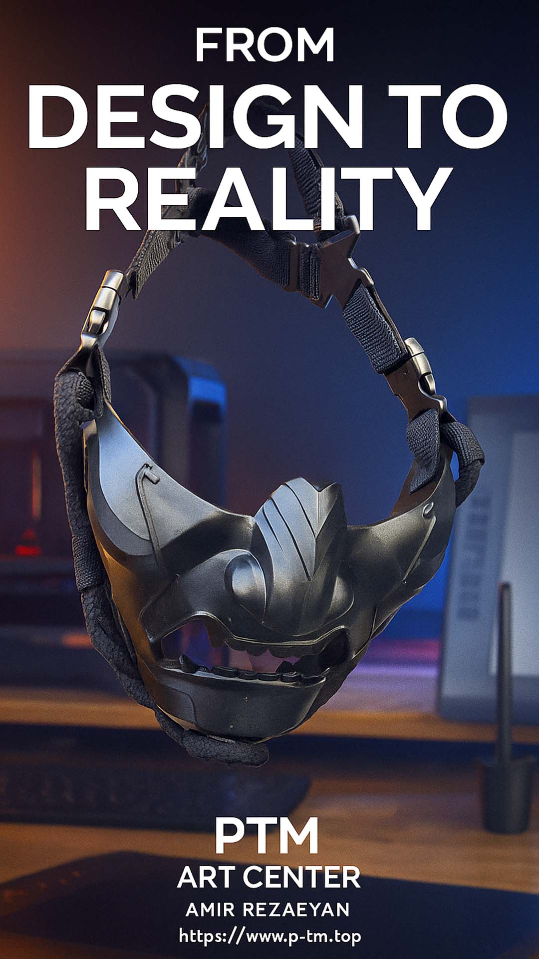 Face Mask - Designed & Made  By : AMIR REZAEYAN