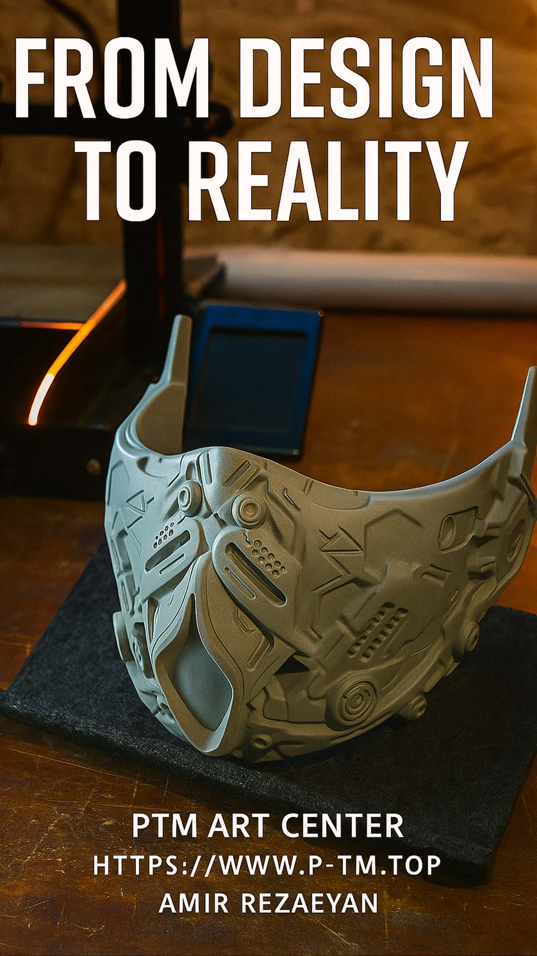 Face Mask - Designed & Made  By : AMIR REZAEYAN