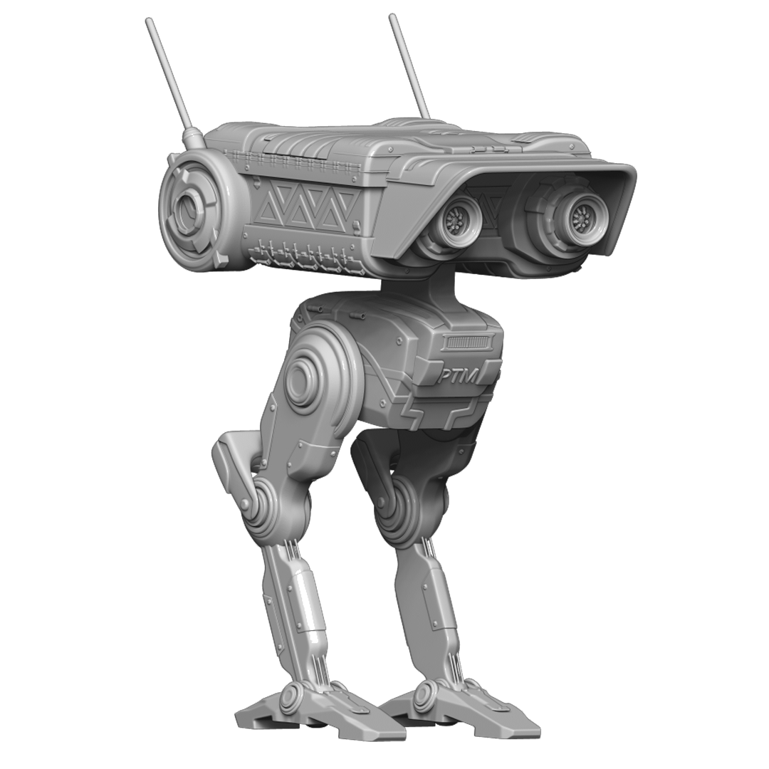  مدل سه بعدی - دکوری - گیم - بازی - فیلم - پرینت سه بعدی Cute Robot 3D Model For 3D Print - Made By Ptm Art Center - Designer : Amir Rezaeyan - instagram : ptm_top - 3D Print Hand Made